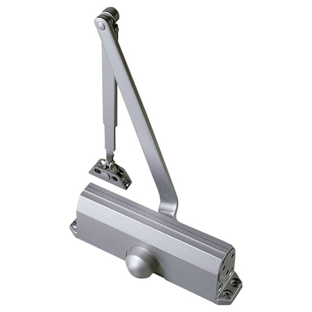 Norton Co Grade 1 Parallel Arm Rigid Surface Closer, Push Side, 180 Deg. Swing, Adjustable Size 1-6, Aluminum PR1601 689